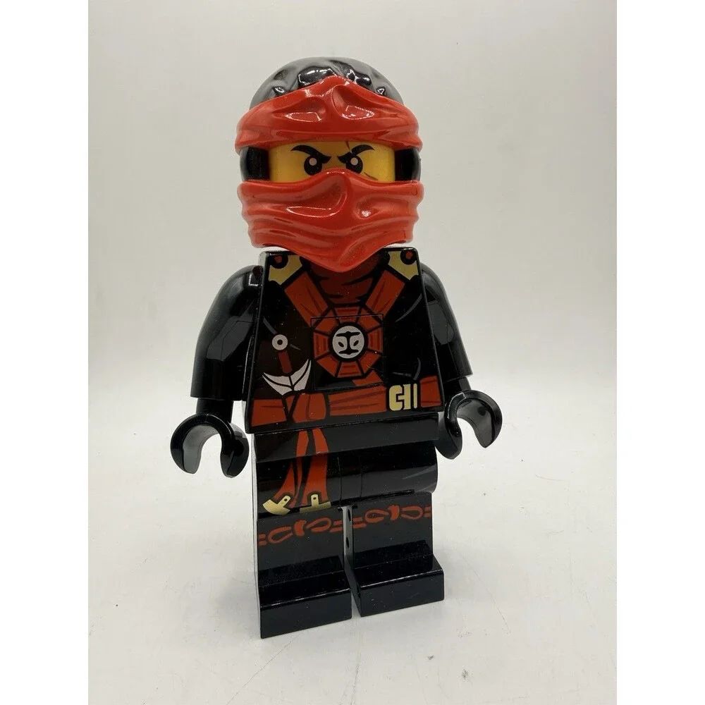 2015 Lego Ninjago Kai 7451266 Figure LED Lite Torch Nightlight Black Flash Light